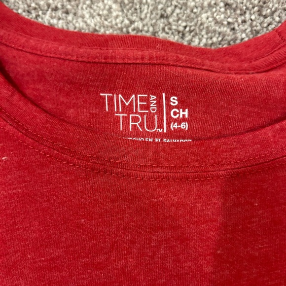 Red Teacher tee shirt - Picture 2 of 3